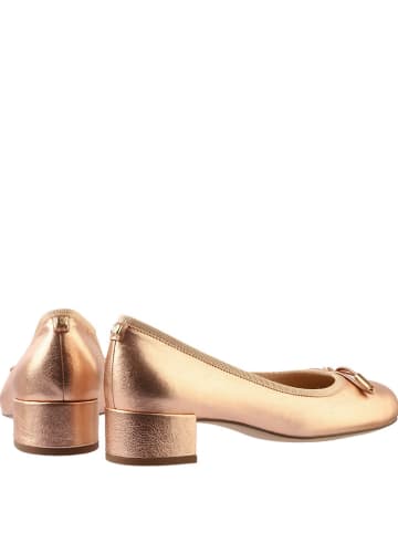 Högl Leder-Pumps in Gold