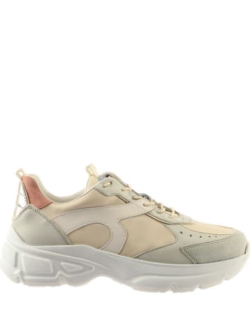 Högl Leren sneakers "Faith" beige/goudkleurig