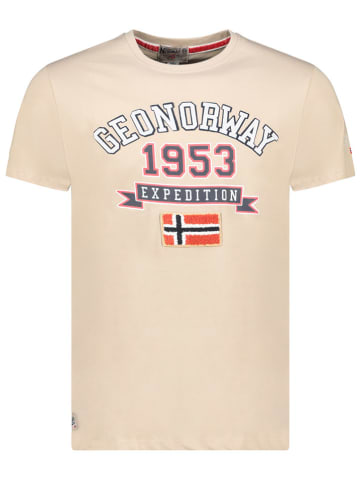 Geographical Norway Shirt "Jollegio" in Beige