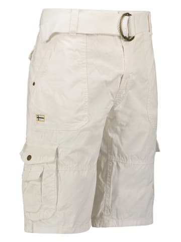 Geographical Norway Bermudy "Perou" w kolorze białym