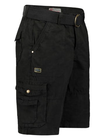 Geographical Norway Cargobermudas "Perou" in Schwarz