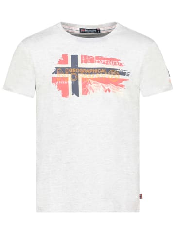 Geographical Norway Shirt "Jysuis" in Grau