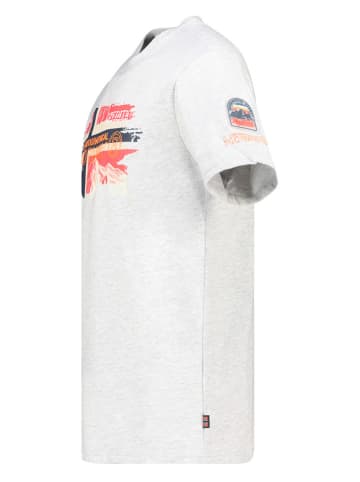 Geographical Norway Shirt "Jysuis" in Grau