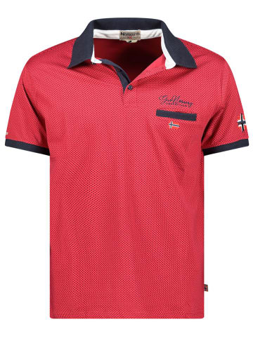 Geographical Norway Poloshirt "Kingdom" in Rot