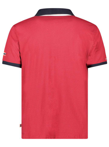 Geographical Norway Koszulka polo "Kingdom" w kolorze czerwonym