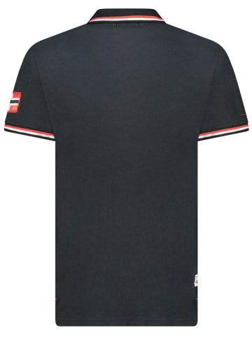 Geographical Norway Koszulka polo "Konbustyble" w kolorze czarnym
