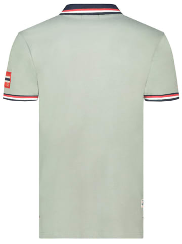 Geographical Norway Koszulka polo "Konbustyble" w kolorze zielonym