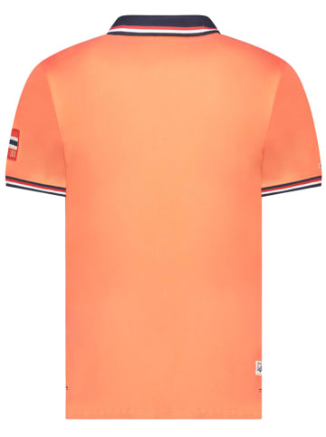 Geographical Norway Koszulka polo "Konbustyble" w kolorze pomarańczowym