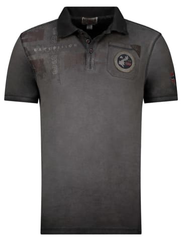 Geographical Norway Poloshirt "Kimac" in Schwarz