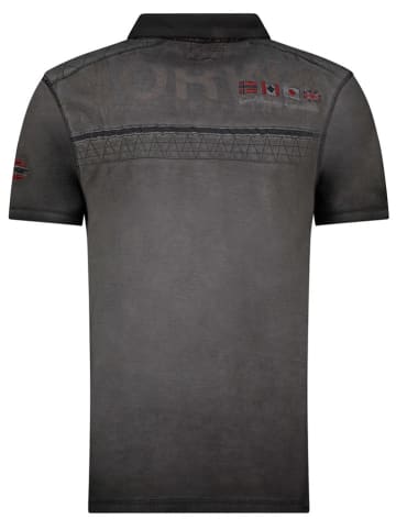Geographical Norway Poloshirt "Kimac" in Schwarz