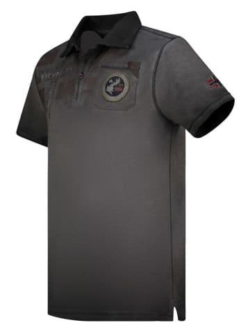 Geographical Norway Poloshirt "Kimac" in Schwarz