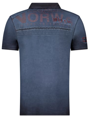 Geographical Norway Koszulka polo "Kimac" w kolorze granatowym