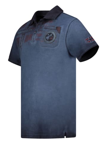 Geographical Norway Koszulka polo "Kimac" w kolorze granatowym