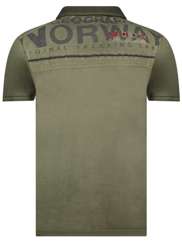 Geographical Norway Koszulka polo "Kimac" w kolorze khaki
