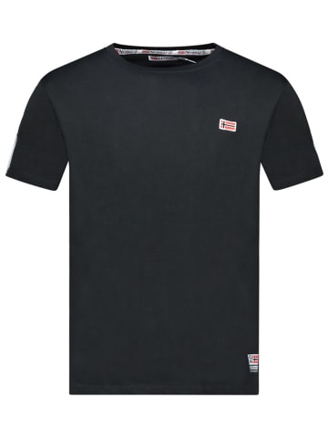 Geographical Norway Shirt "Javender" in Schwarz