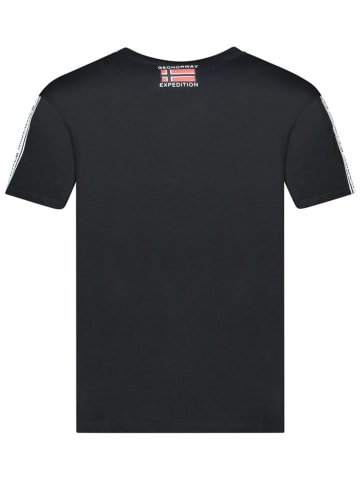 Geographical Norway Shirt "Javender" in Schwarz