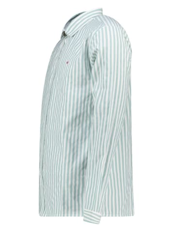 Geographical Norway Koszula "Zevian" - Regular fit - w kolorze turkusowym