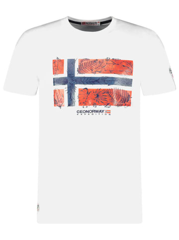 Geographical Norway Shirt "Jpalm" in Weiß