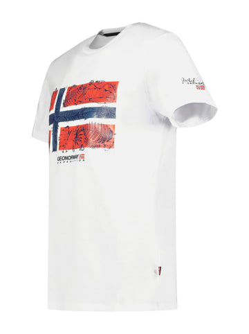 Geographical Norway Shirt "Jpalm" in Weiß