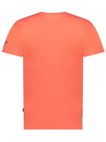 Geographical Norway Koszulka "Jpalm" w kolorze pomarańczowym