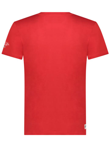Geographical Norway Koszulka "Jpalm" w kolorze czerwonym