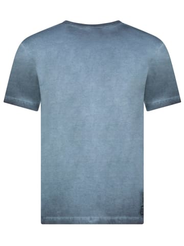 Geographical Norway Shirt "Jorick" in Blau