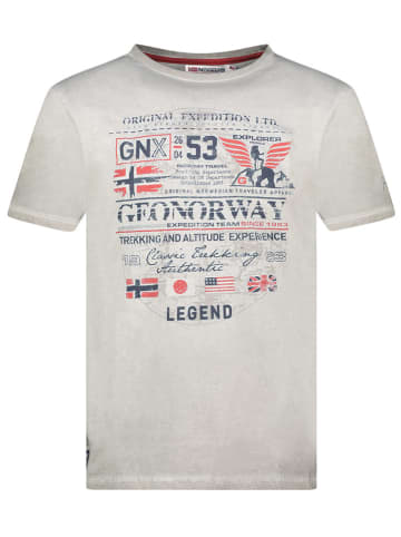 Geographical Norway Shirt "Jorick" in Grau