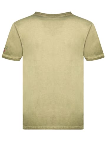 Geographical Norway Koszulka "Jorick" w kolorze khaki