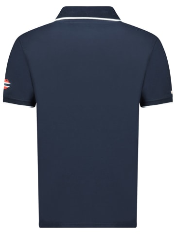 Geographical Norway Koszulka polo "Kara" w kolorze granatowym
