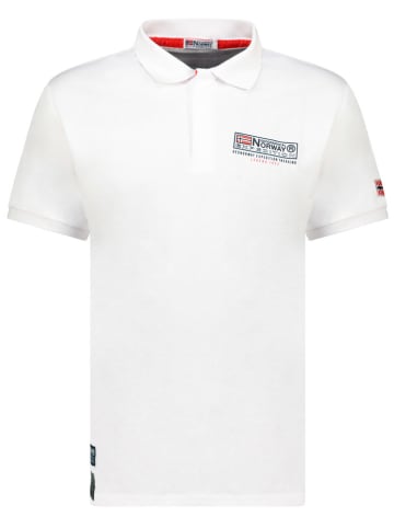 Geographical Norway Koszulka polo "Koffroy" w kolorze białym
