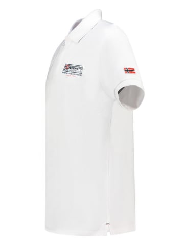 Geographical Norway Koszulka polo "Koffroy" w kolorze białym