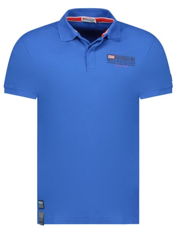 Geographical Norway Koszulka polo "Koffroy" w kolorze niebieskim