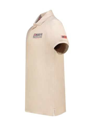 Geographical Norway Koszulka polo "Koffroy" w kolorze beżowym