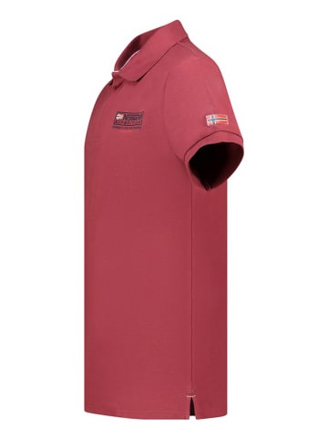 Geographical Norway Koszulka polo "Koffroy" w kolorze bordowym