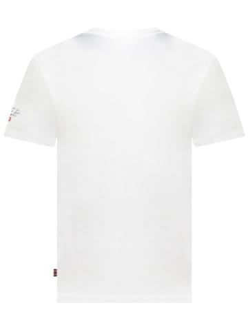 Geographical Norway Koszulka "Joe" w kolorze białym