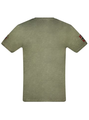 Geographical Norway Koszulka "Jimdo" w kolorze khaki