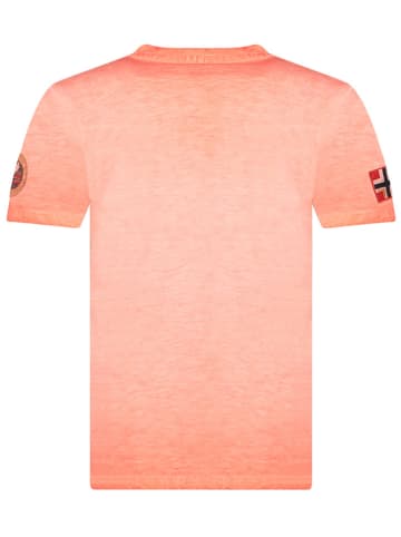 Geographical Norway Shirt "Jimdo" in Orange