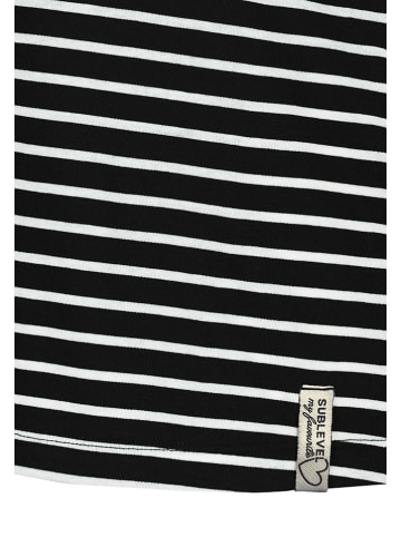 Sublevel Shirt in Schwarz/ Weiß