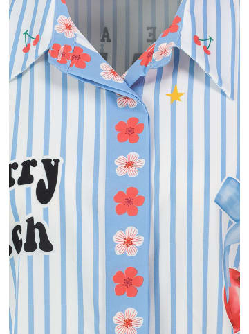 Sublevel Blouse lichtblauw/wit