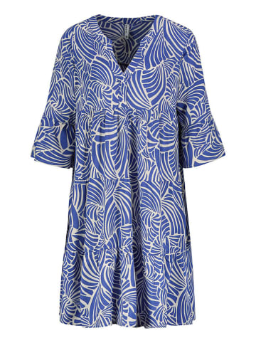 Sublevel Kleid in Blau/ Weiß