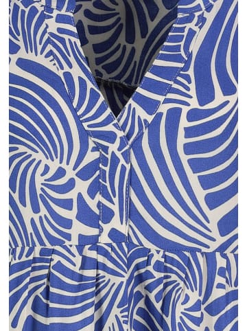 Sublevel Jurk blauw/wit