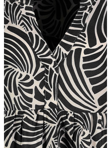 Sublevel Kleid in Schwarz/ Weiß