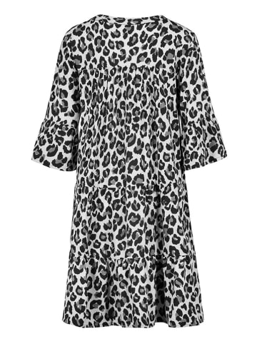 Sublevel Kleid in Weiß/ Schwarz
