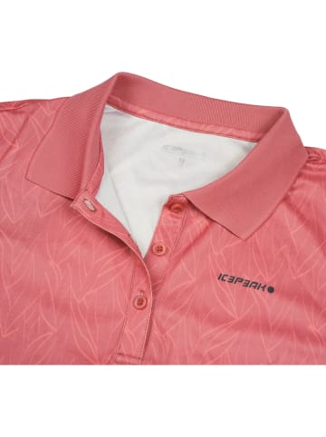 Icepeak Funktionspoloshirt in Koralle
