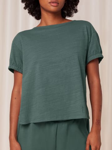 Triumph Pyjamashirt donkergroen