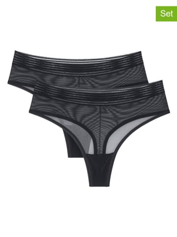 Triumph 2er-Set: Strings in Schwarz