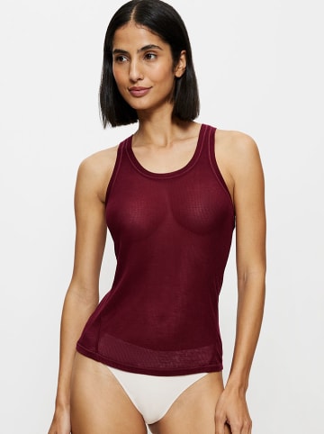 Triumph Top "Beauty" w kolorze ciemnoczerwonym