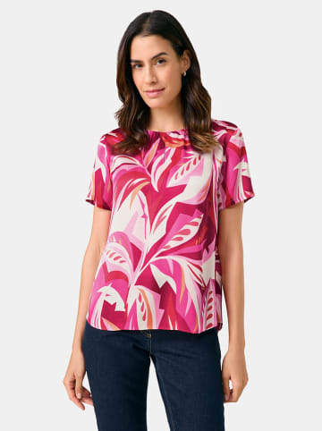 Gerry Weber Bluse in Pink/ Creme/ Rot