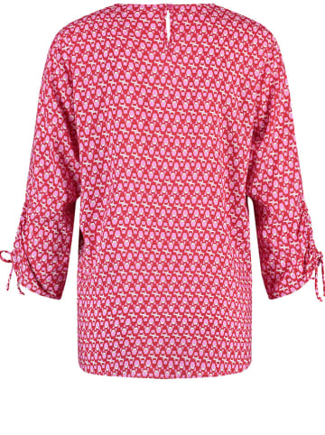 Gerry Weber Bluzka w kolorze czerwono-biało-jasnoróżowym