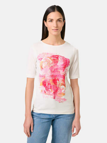 Gerry Weber Shirt in Weiß/ Pink/ Rot